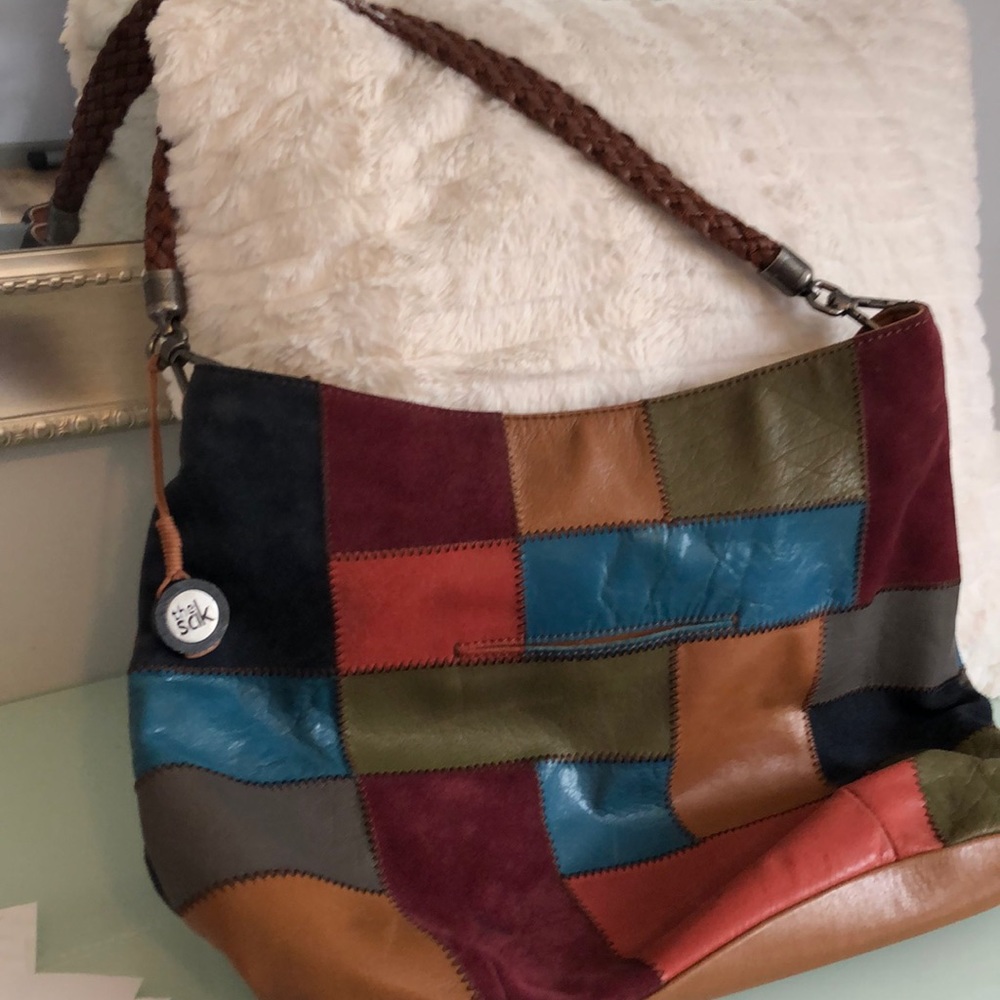 the SAK patchwork hobo bag